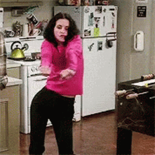 Yassss! Energetic Kitchen Dance