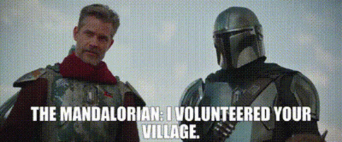 The Mandalorian I Volunteered Your Village