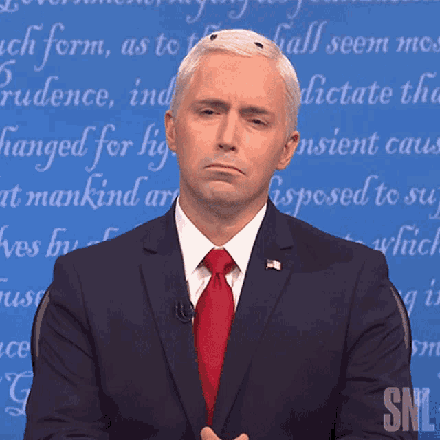 Confused Mike Pence on SNL