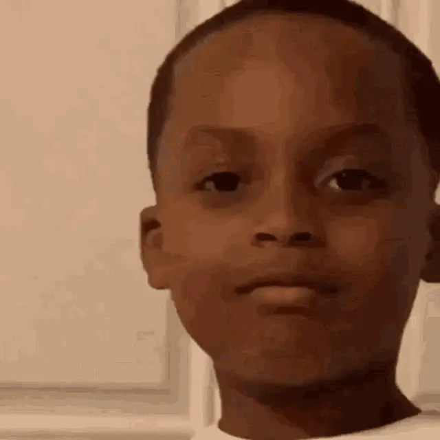 Young Boy's Skeptical Look