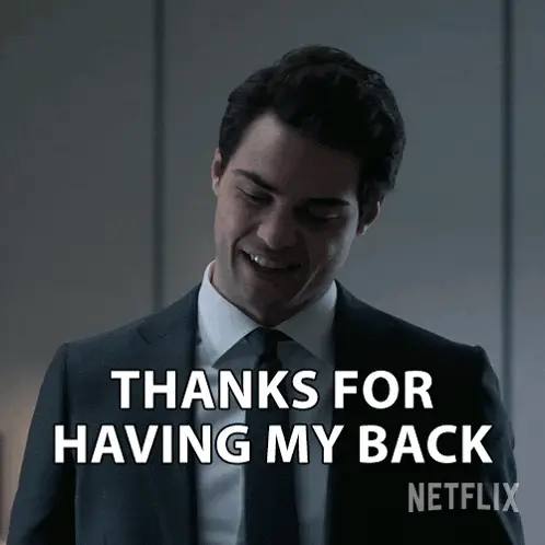 Thanks For Having My Back Owen Hendricks