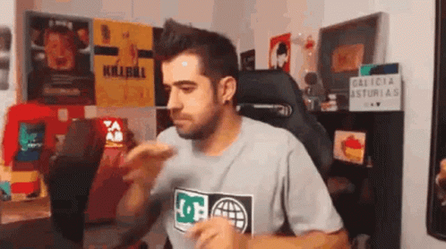 Man Makes Sealed Lips Gesture and Walks Out