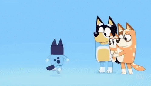 Bluey and Family Dancing