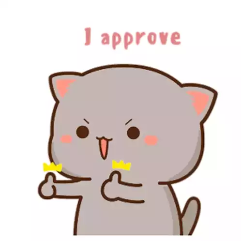 Rosycheeks Cat: I Approve!
