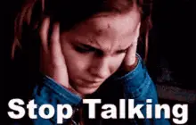 Emma Watson Stop Talking