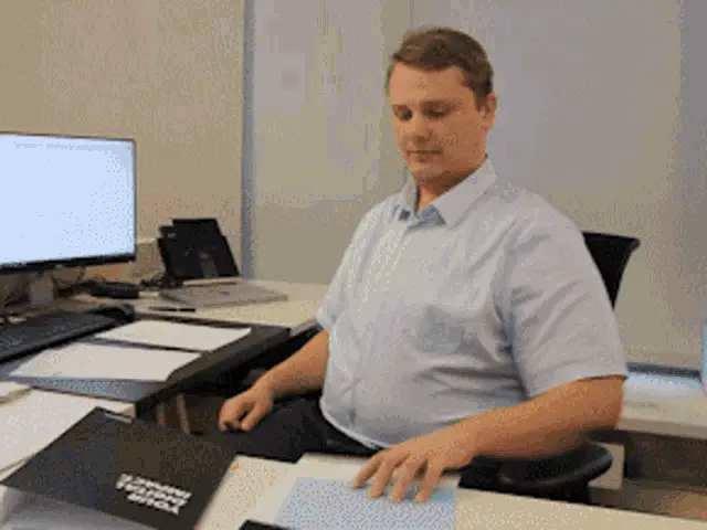 Columbus Interactive: Frustrated Office Worker – work memes meme GIF free download no watermark 2026