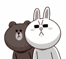 Cony And Brown Line Friends: Angry Cony