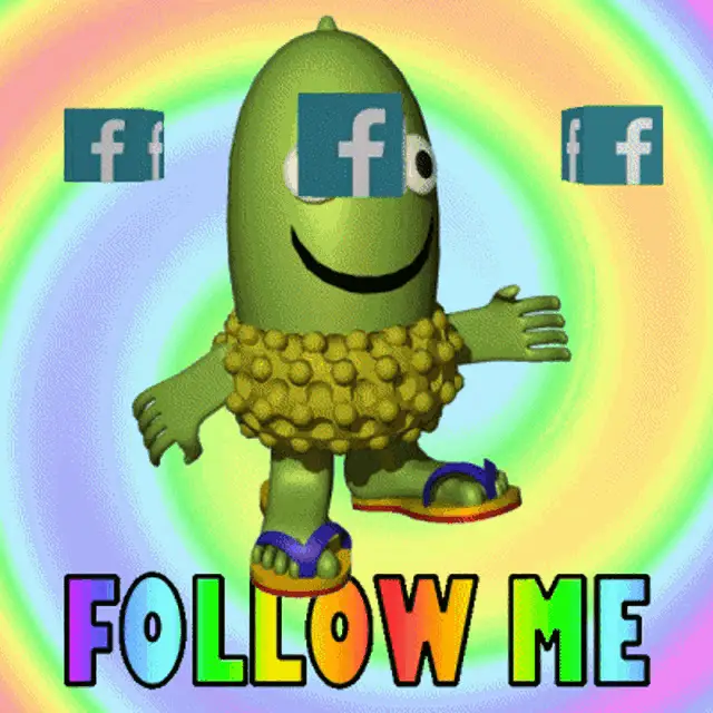 Follow Me Facebook: Funny 3D Character
