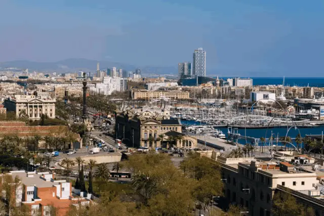 Downtown Barcelona Cityscape