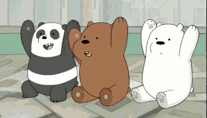 We Bare Bears: Panda & Grizzly High Five