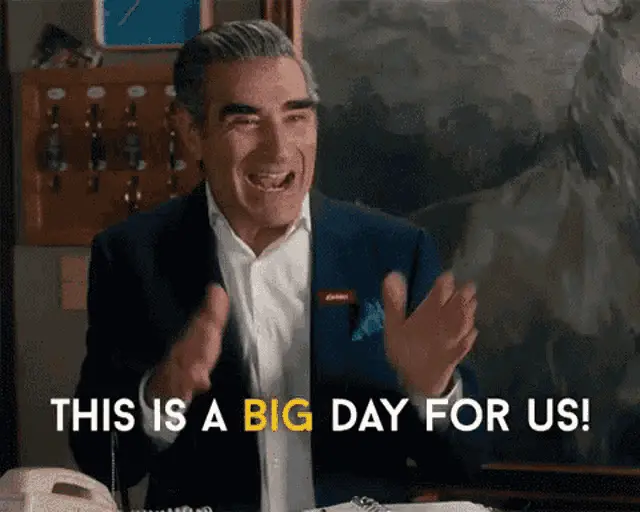 This Is A Big Day For Us!