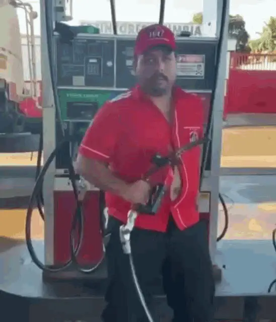 Gasolina Dance at the Gas Station