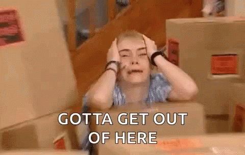 Gotta Get Out Of Here: Feeling Overwhelmed