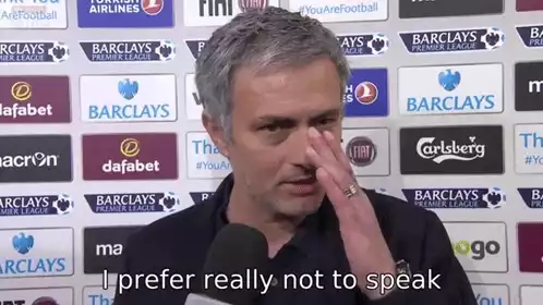 Big Trouble If I Speak - José Mourinho