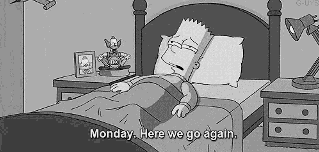 Bart Simpson's Monday Morning Blues