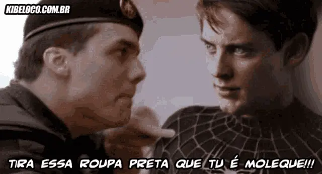 Spiderman Capitão Nascimento Meme: Black Suit
