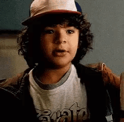 Dustin Henderson from Stranger Things Smiling