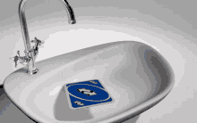 Uno Reverse Card in Sink with Reversing Water
