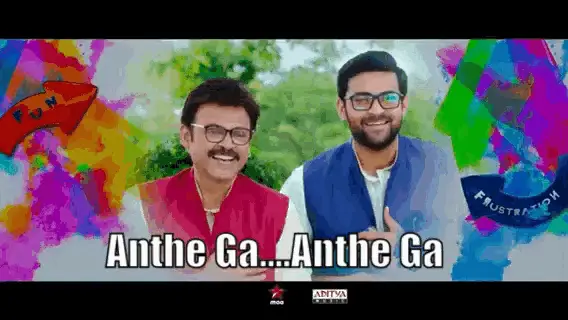 Venkatesh and Varun Say Anthe Ga