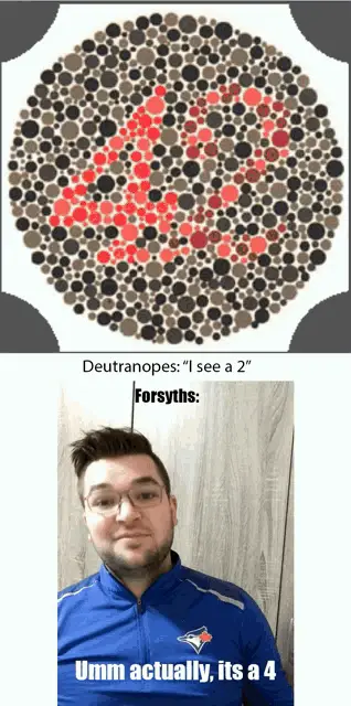 Color Blind Test: Uhmm Actually Its4