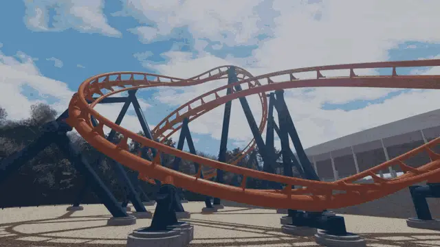 Ice Breaker Seaworld Roller Coaster