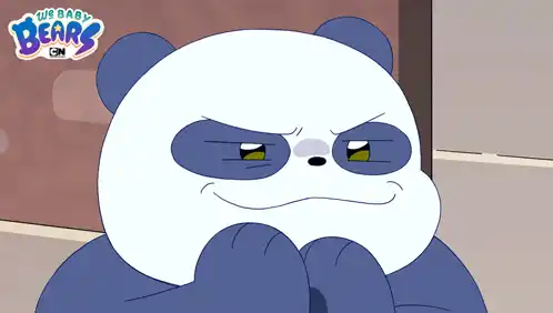 Scheming Baby Panda