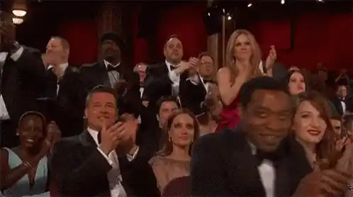 Enthusiastic Standing Ovation at the Oscars