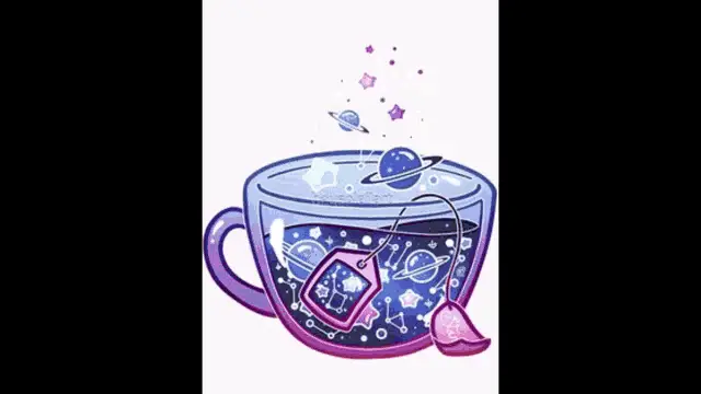 Magical & Aesthetic Tea Cup Art