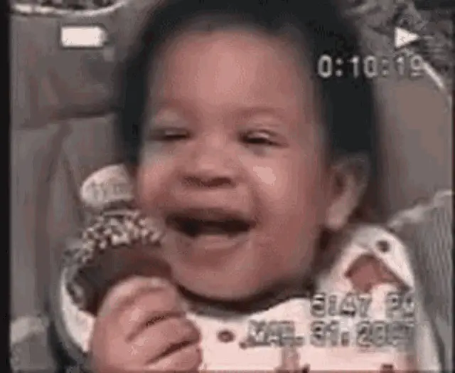 Baby's Mixed Laughing Crying Expression – baby memes meme GIF free download no watermark 2026