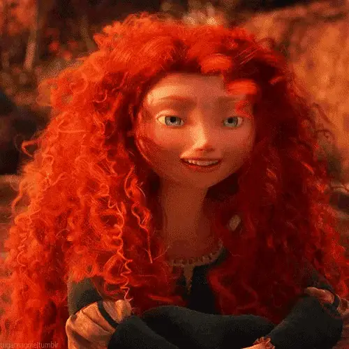 Brave Merida's Bright Smile