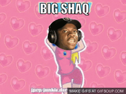 Big Shaq Mans Not Hot Caramelldansen Meme