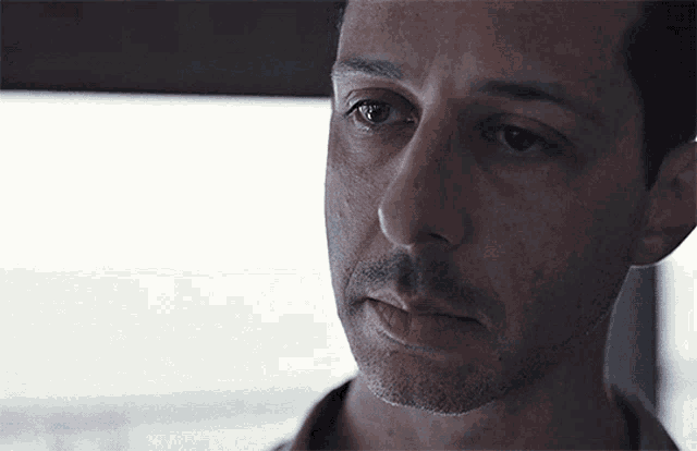 Kendall Roy's Serious Look in Succession