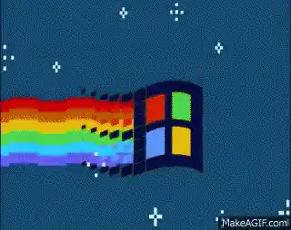 Windows Logo Rainbow Animation