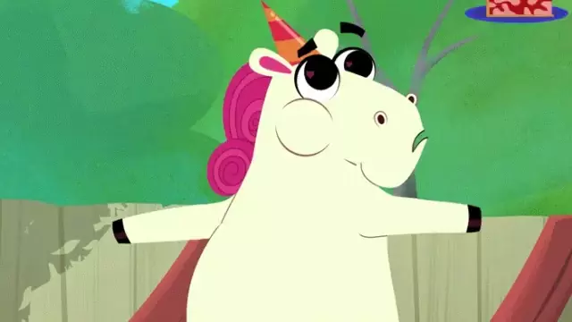 Unicorn with Yes Cakes