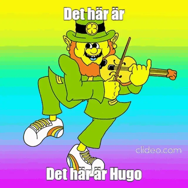 Hugo Irish Hugo Plays the Violin