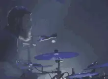 Drummer Feeling the Music