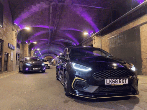 Modified Ford Fiesta in Dark Arches
