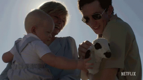Princess Diana Happy Family Moment