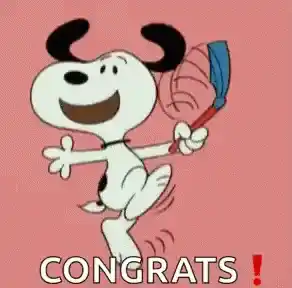 Snoopy Dance: Happy Congrats!