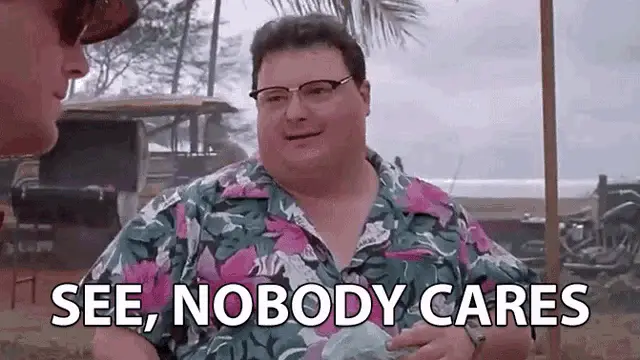 Wayne Knight as Nedry: 'See, Nobody Cares'