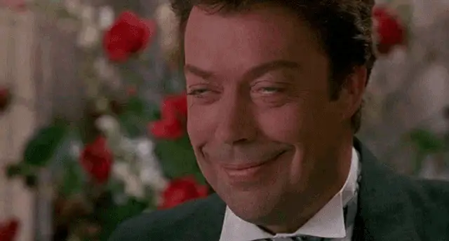 Tim Curry's Evil Grin in Home Alone – free memes GIF download | meme platform