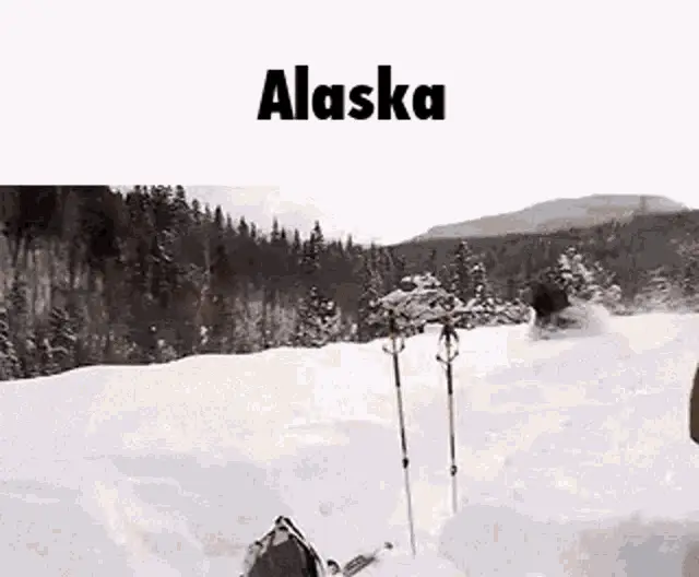 Deep Snow Skiing in Alaska