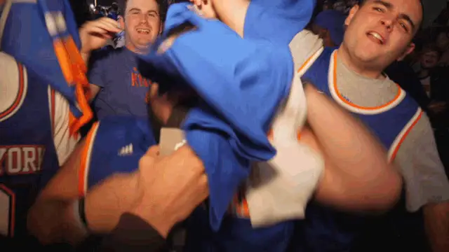 Sidetalknyc Knicks Fan Celebration – meme of the day, free download no watermark 2026