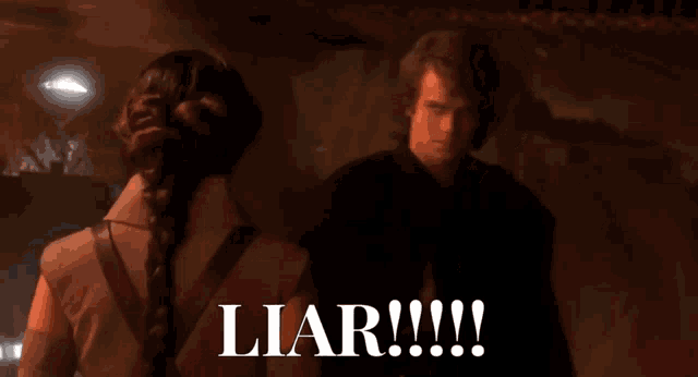 Anakin Skywalker Yells 'Liar!'