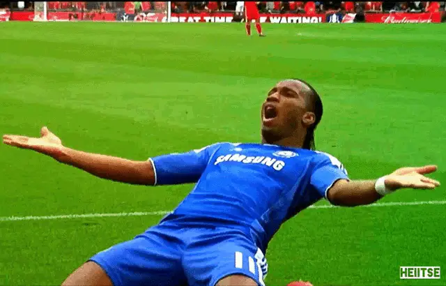 Didier Drogba's Iconic Chelsea FC Celebration