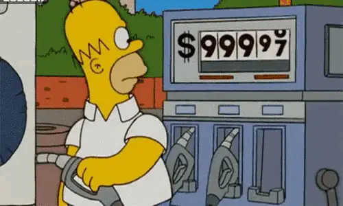 Homer Simpson: ¡Gasolina Gratis!