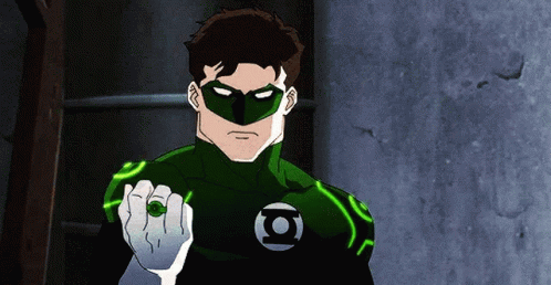 Green Lantern Hal Jordan's Power Ring – free GIF download | meme platform | memes GIF