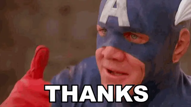 1990 Captain America Gives Thanks