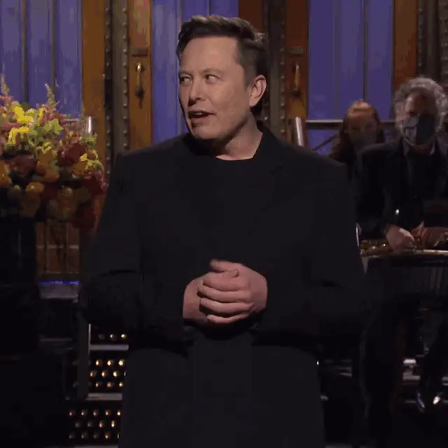 Elon Musk Shrugs on Saturday Night Live