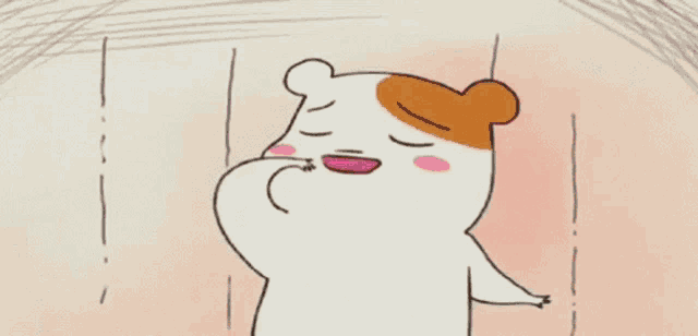 Hamtaro Blows a Kiss with a Heart